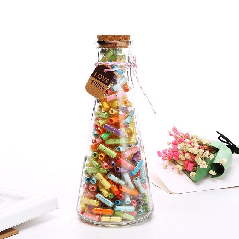 Diy Handmade Gift Time Capsule Love Letter Wishing Bottle