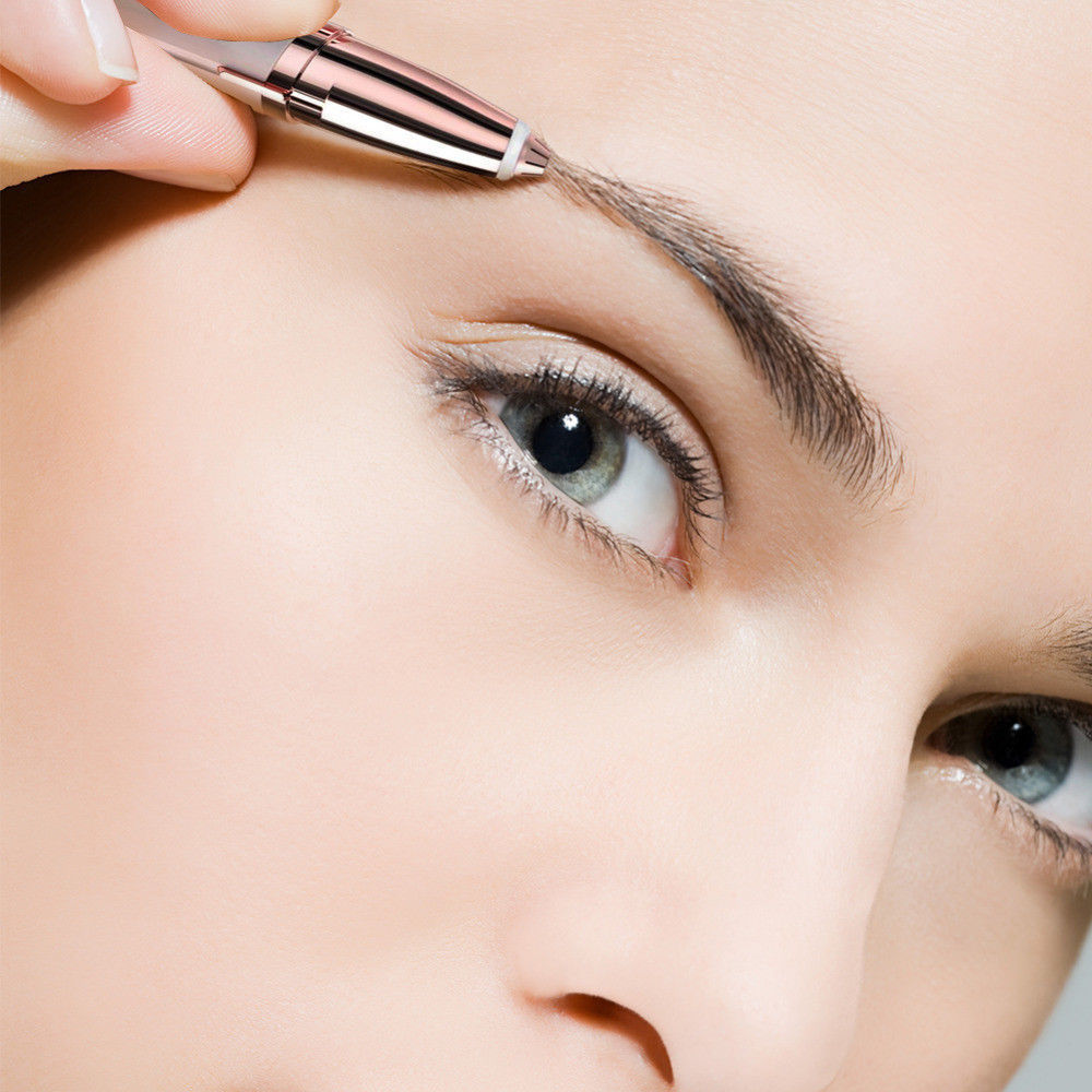 Precision Eyebrow Trimmer with LED Light