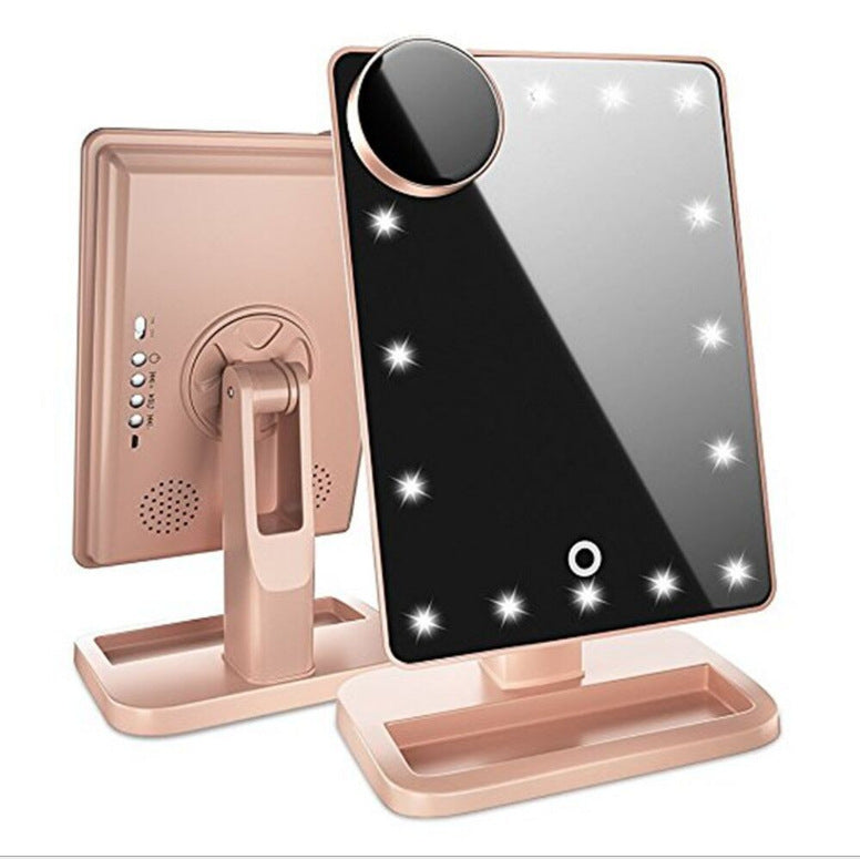 Smart LED Makeup Mirror with Bluetooth Speaker