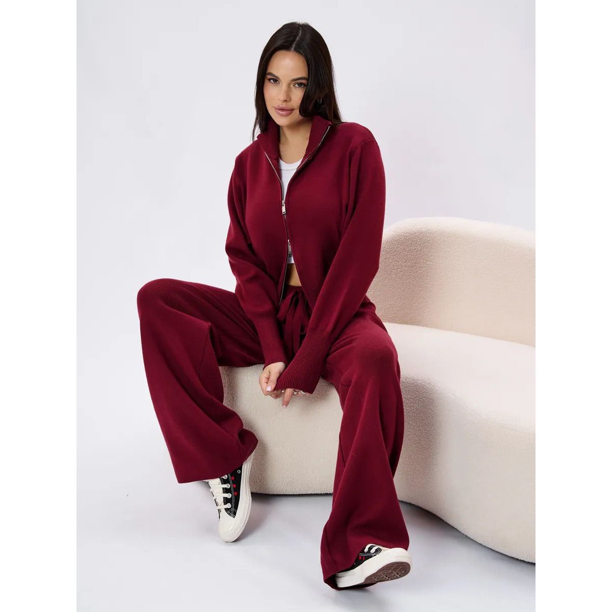 Two-piece Set Casual Cardigan Suit Women