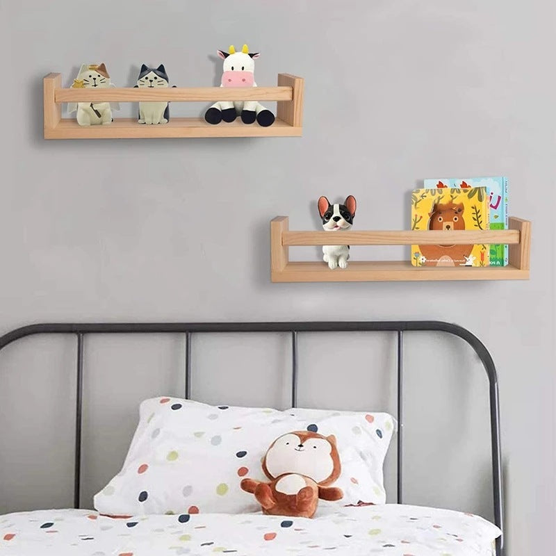 Simple Wooden Wall Book Shelf