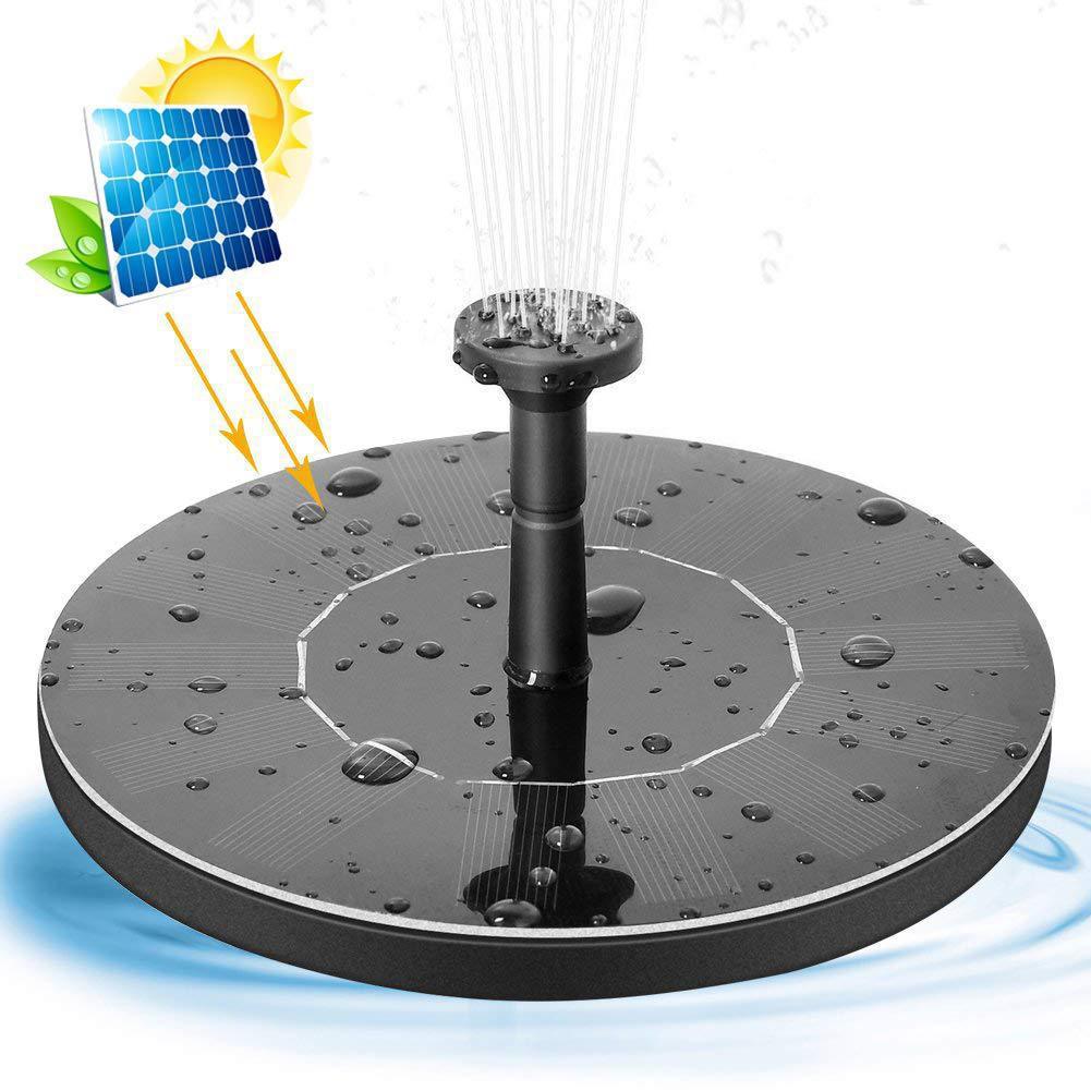 Solar Garden Fountain That Works Like Magic