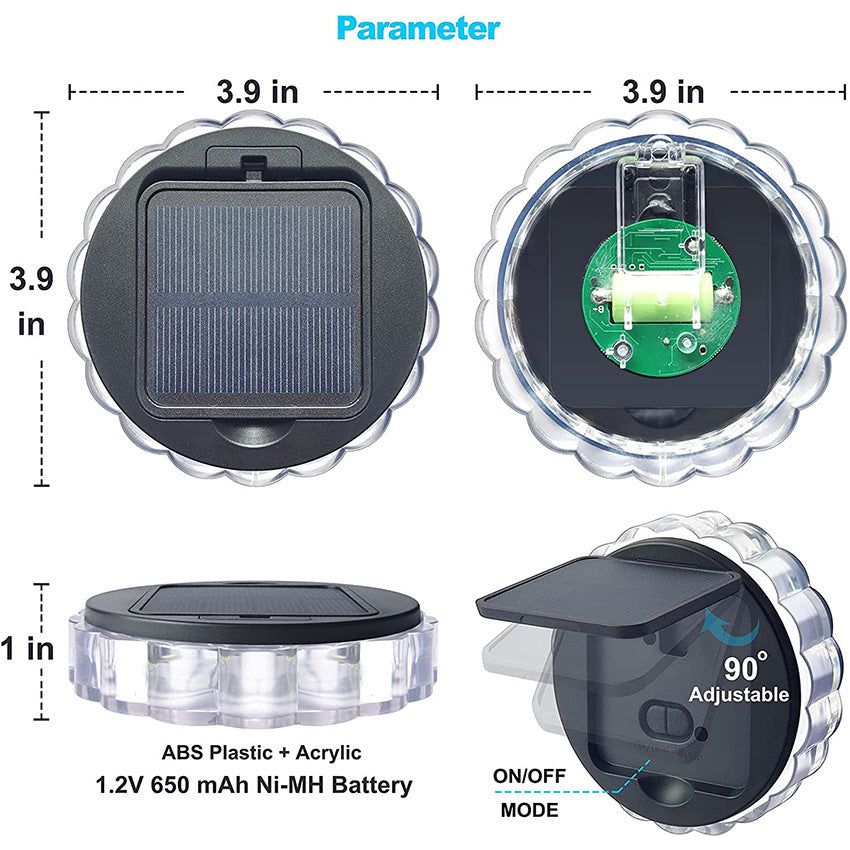Round Solar Wall Light for Elegant Outdoor Ambiance