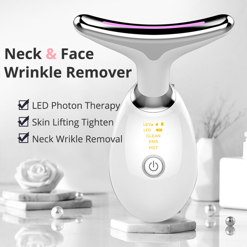 Smart Neck & Face Lifting Device with LED Therapy
