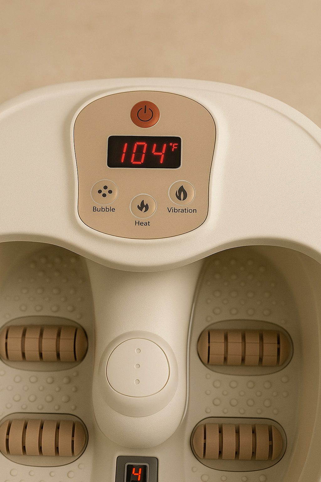 Heated Foot Spa Massager with Bubbles Relaxation at Your Feet