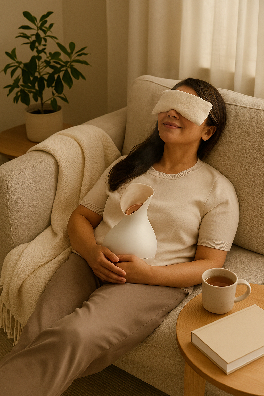 Herbal Eye Pillow for Relaxation and Sleep