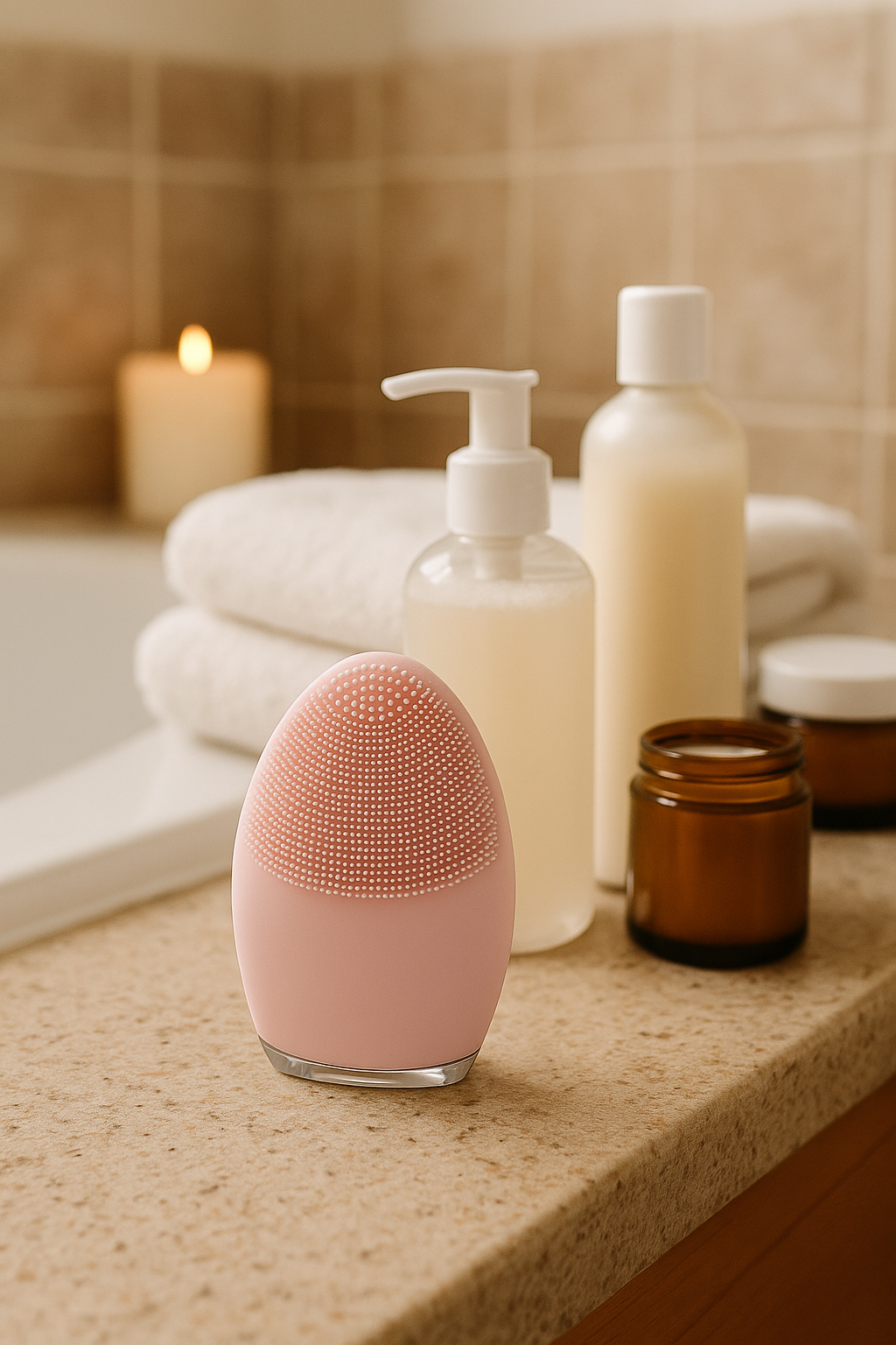 Portable Handheld Facial Cleansing Brush
