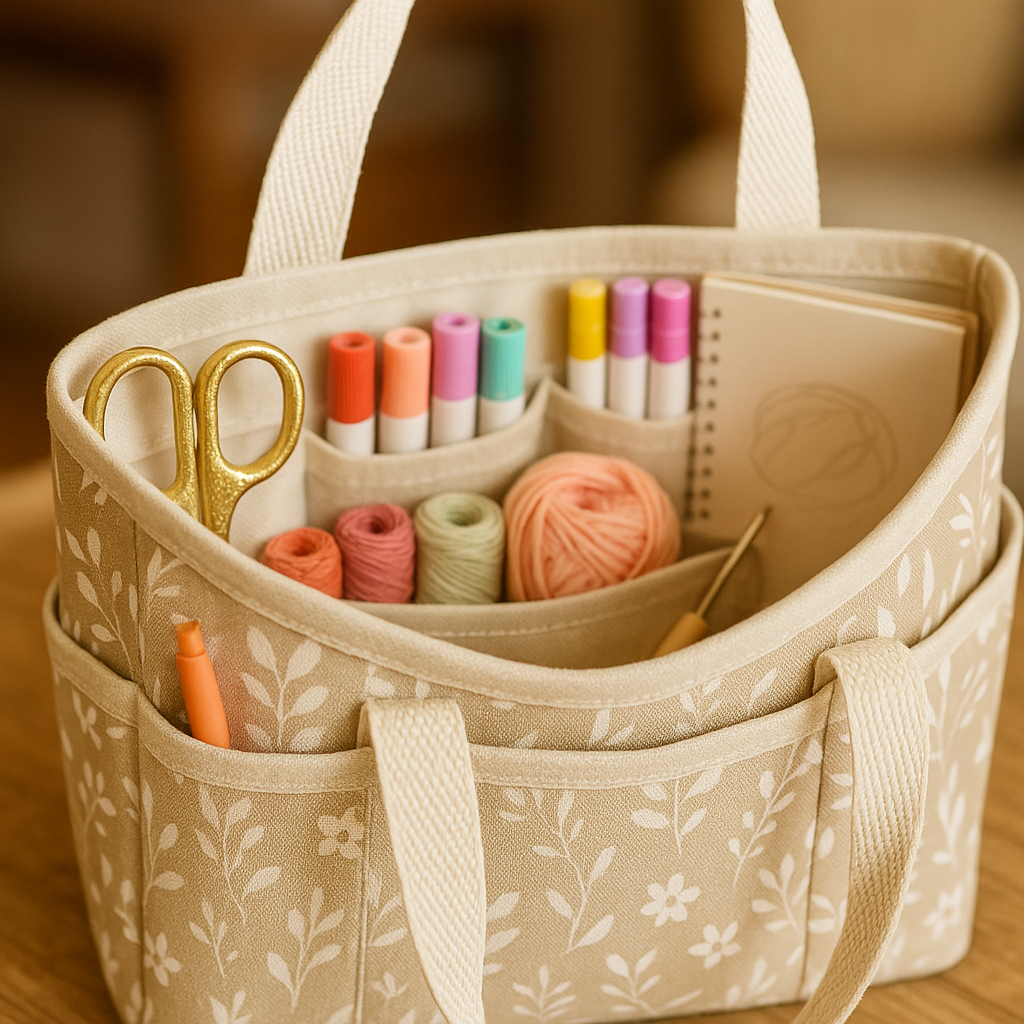 Nana’s Craft Tote Stylish Organizer Bag for Creative Souls