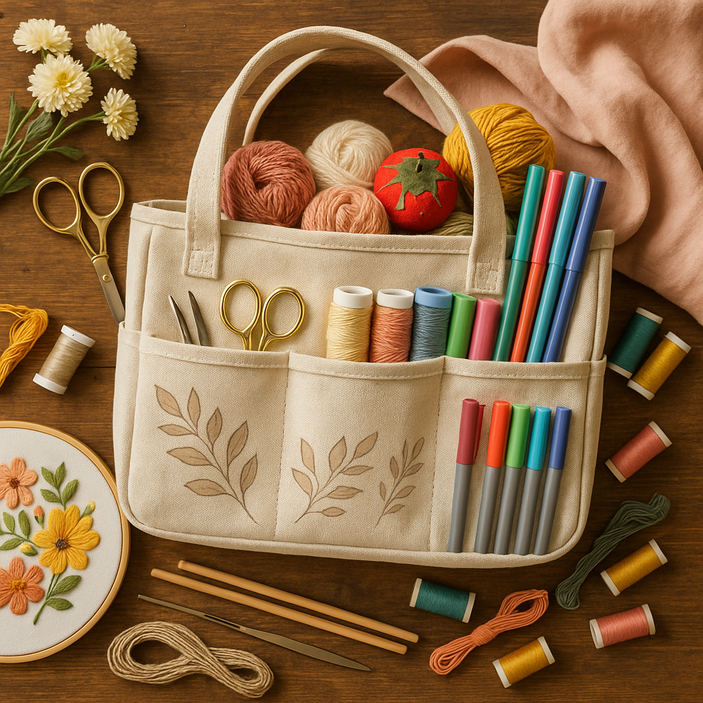 Nana’s Craft Tote Stylish Organizer Bag for Creative Souls