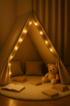Storytime Tent with Fairy Lights A Magical Reading Hideaway