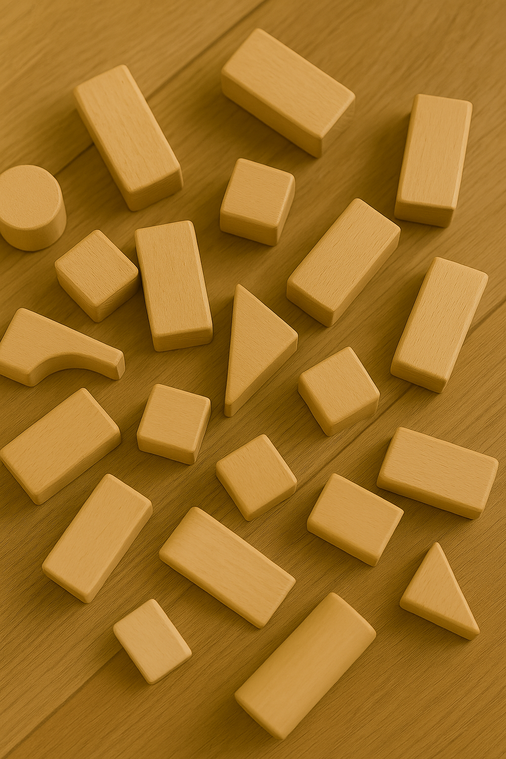 Wooden STEM Building Blocks Set Inspire Creativity & Fine Motor Skills Naturally