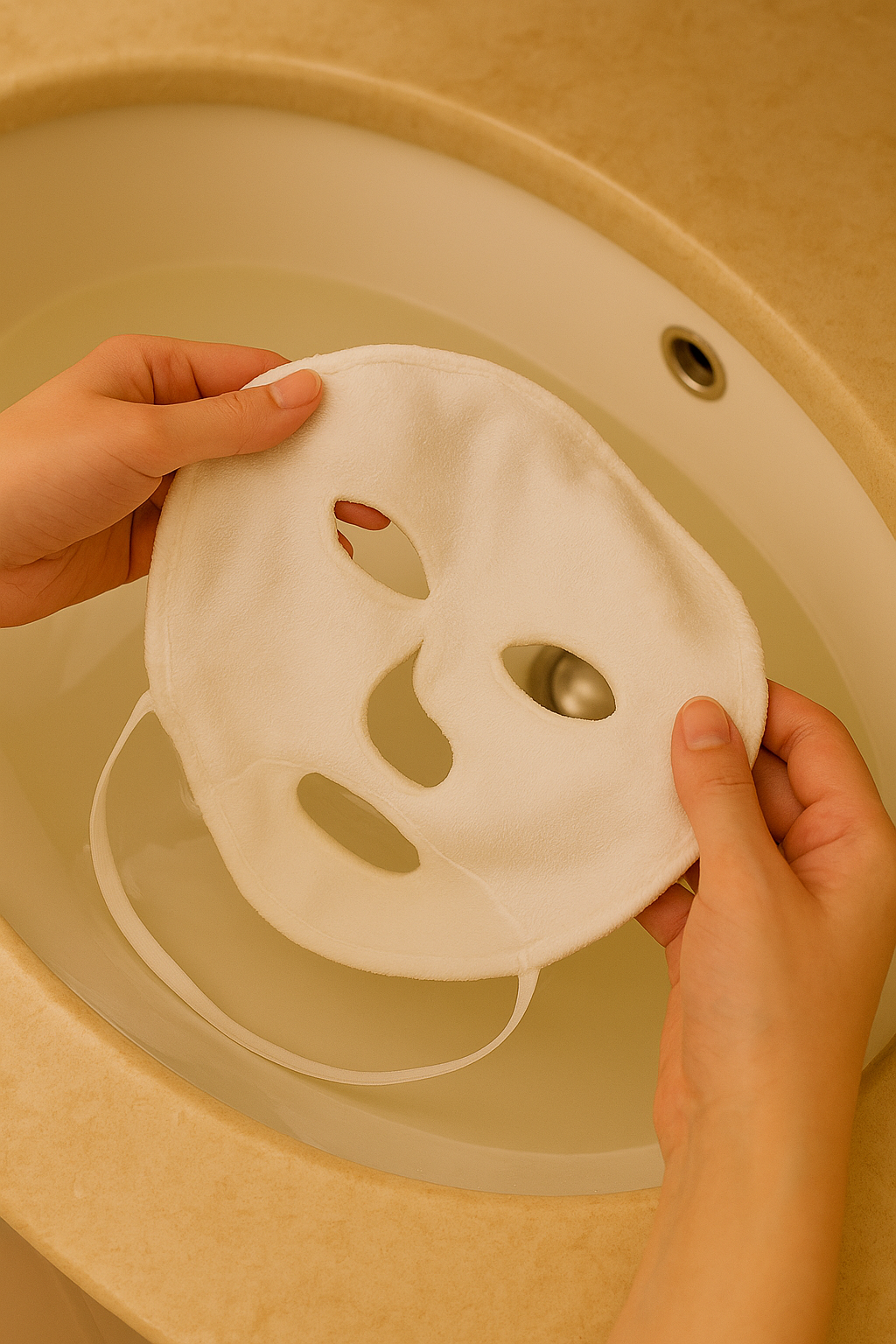 1pc Reusable Hot Compress Face Mask and Vapor Towel