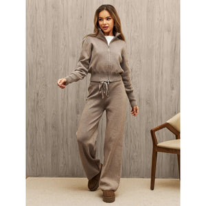 Two-Piece Cardigan Suit