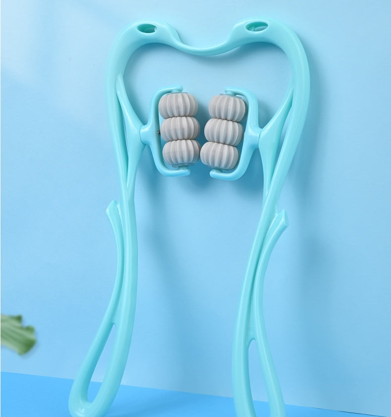 Six-Wheel Neck Massager with Crystal