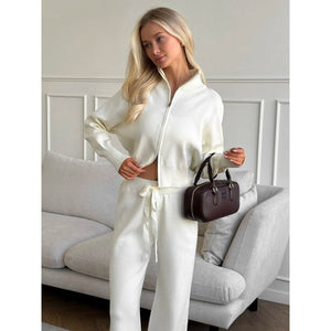 Two-Piece Cardigan Suit