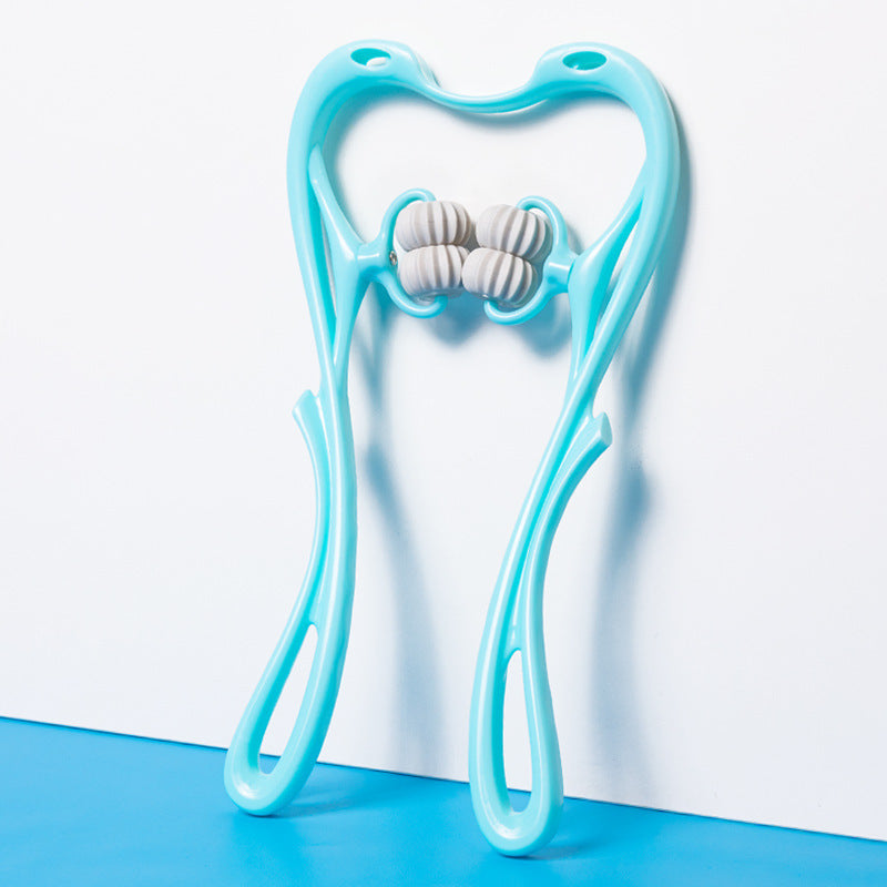 Six-Wheel Neck Massager with Crystal