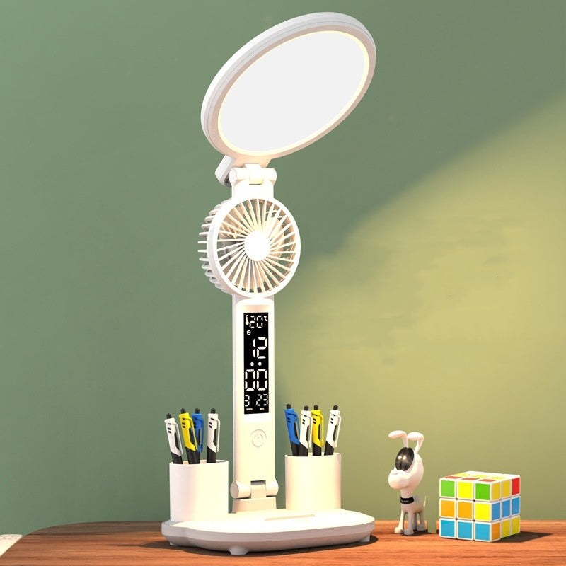 LED Clock Reading Lamp