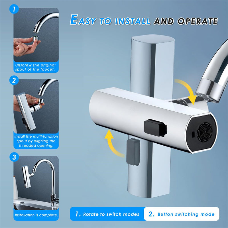 Universal Kitchen Faucet Waterfall Attachment