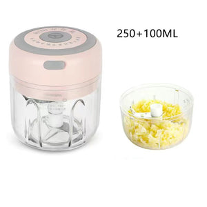 Mini Electric Garlic Chopper - USB Rechargeable