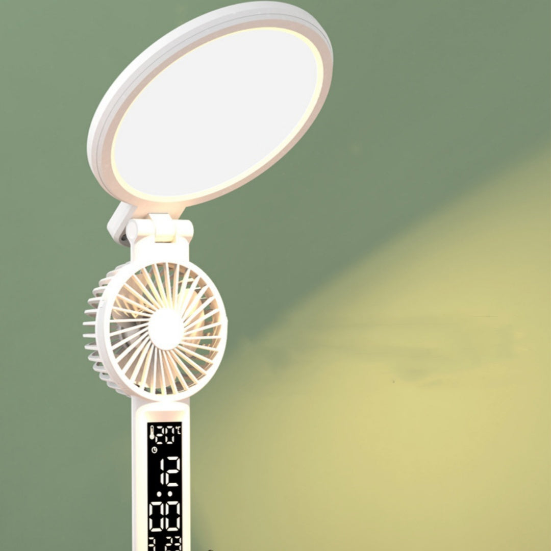 LED Clock Reading Lamp