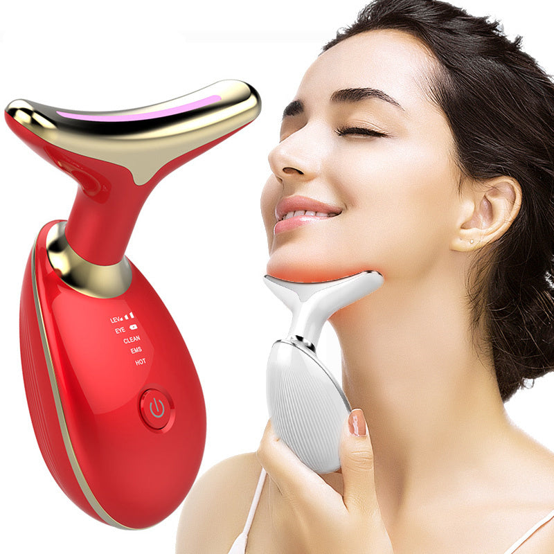 Smart Neck & Face Lifting Device with LED Therapy