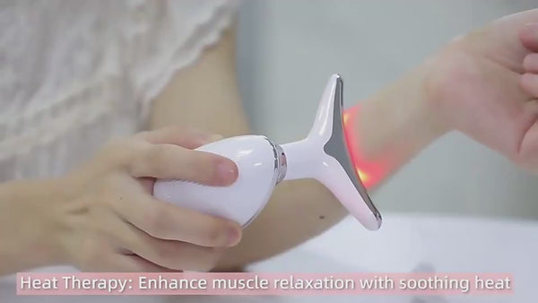 Smart Neck & Face Lifting Device with LED Therapy