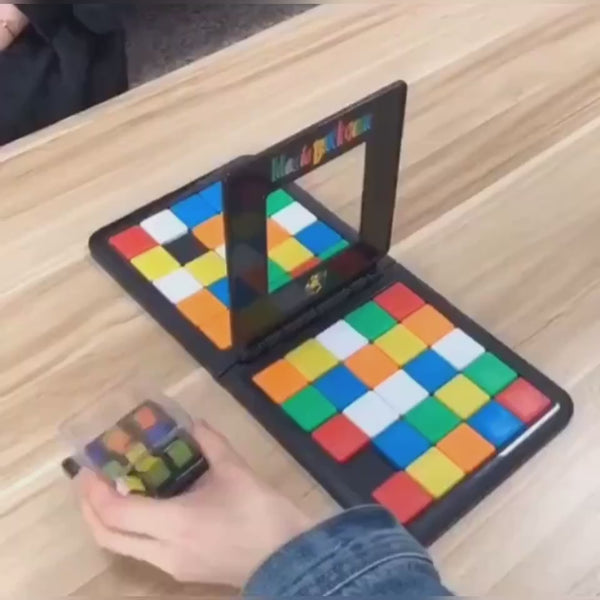 Color Battle Square Race Game Parent-Child Square Desktop Kids Puzzles Learning Educational Toys Anti Stress Boys Girls Gifts