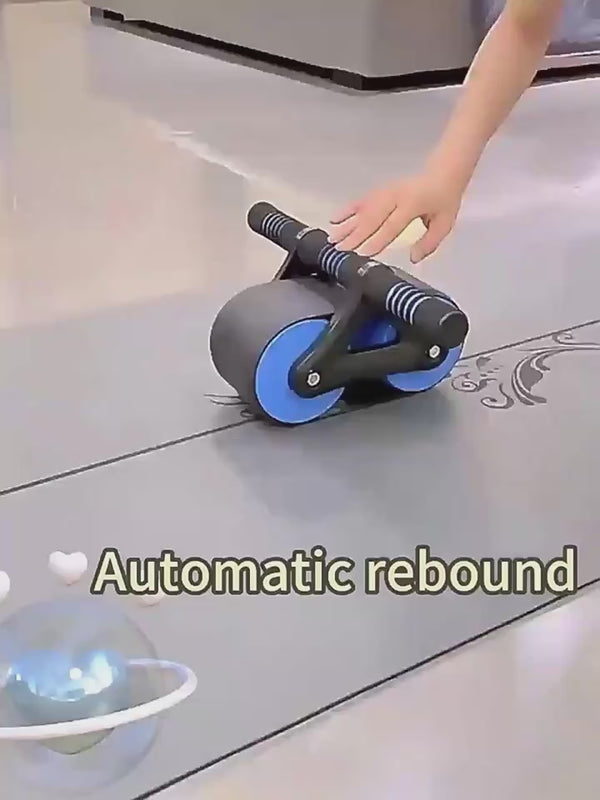 Double Wheel Ab Roller with Rebound