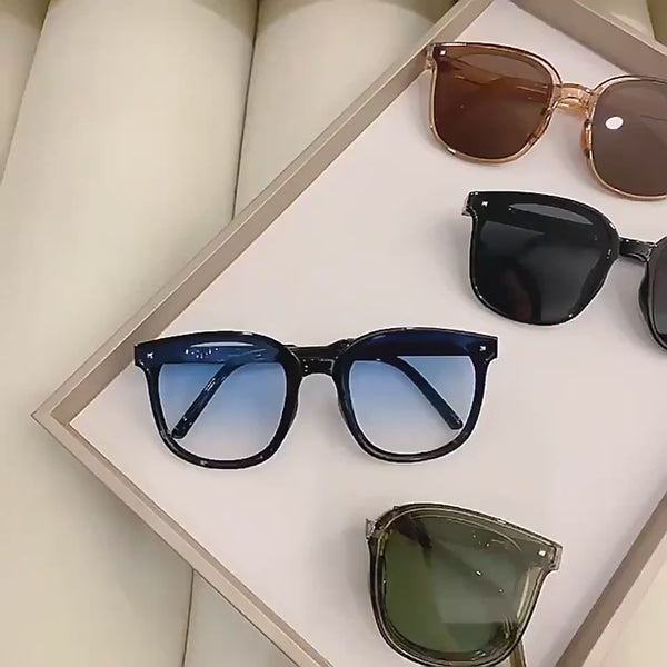 Folding Sunglasses Summer Beach Fashion Sun Protection Glasses