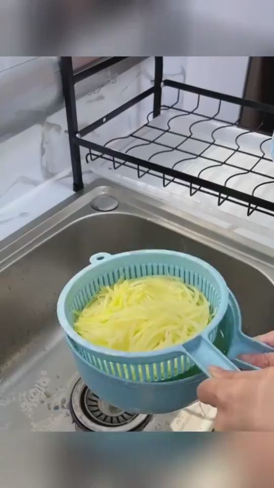 8 In 1 Mandoline Slicer Vegetable Slicer Potato Peeler Carrot Onion Grater With Strainer Vegetable Cutter Kitchen Accessories