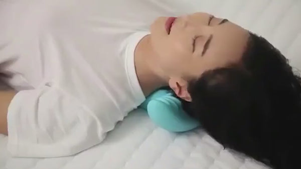 Cervical Spine Massage Pillow Gravity Acupressure Neck Massager Cervical Spine Pillow Neck Shoulder Massage Pillow Home Traction Corrector