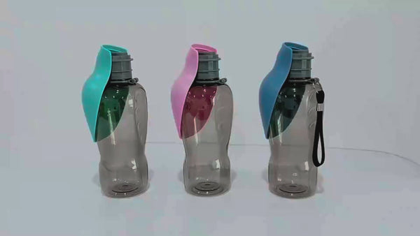 800ml Dogs Water Bottle Portable High Capacity Leakproof Pet Foldable Drinking Bowl Golden Retriever Outdoor Walking Supplies Pet Products