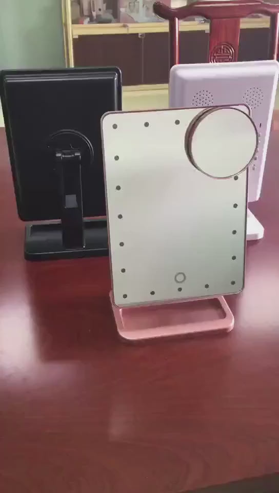 Smart LED Makeup Mirror with Bluetooth Speaker
